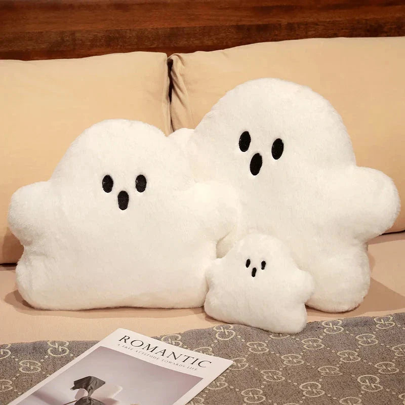 Dreamy Ghost White Cloud Plush Pillow for Ultimate Comfort