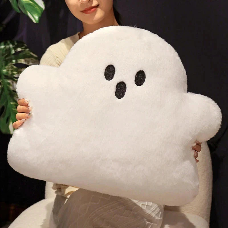 Dreamy Ghost White Cloud Plush Pillow for Ultimate Comfort