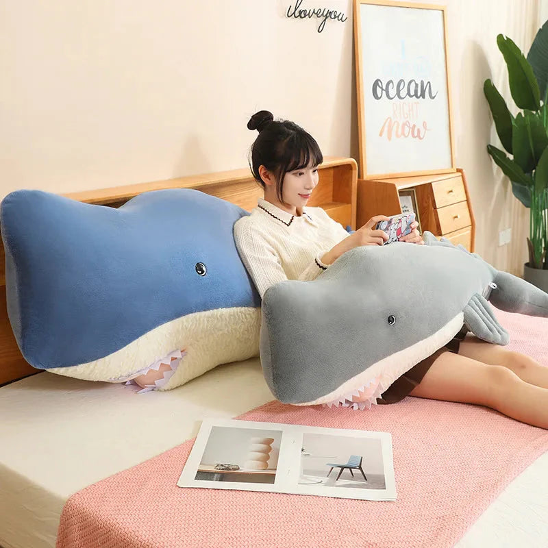 Adorable Giant Blue Gray Whale Stuffed Animal