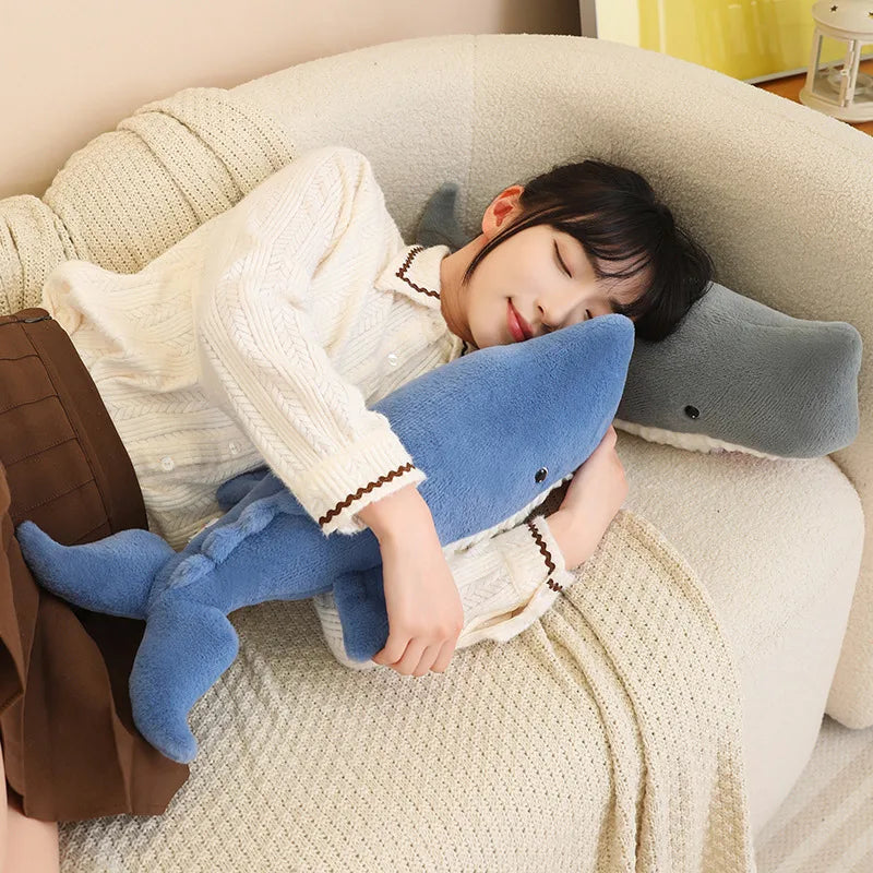 Adorable Giant Blue Gray Whale Stuffed Animal