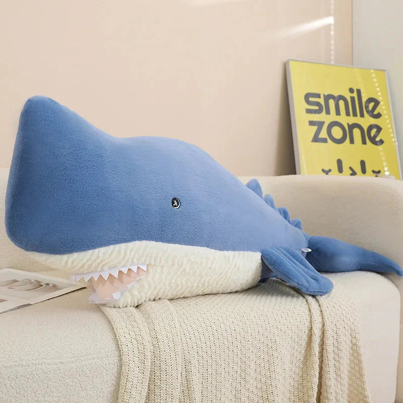 Adorable Giant Blue Gray Whale Stuffed Animal