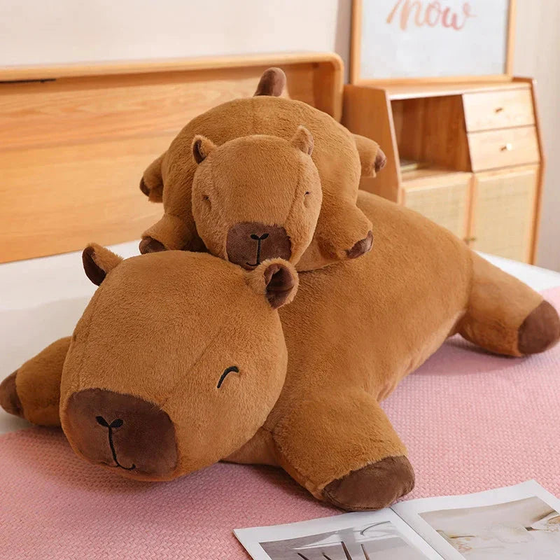 Extra-Large Capybara Cuddle Companions Plushies
