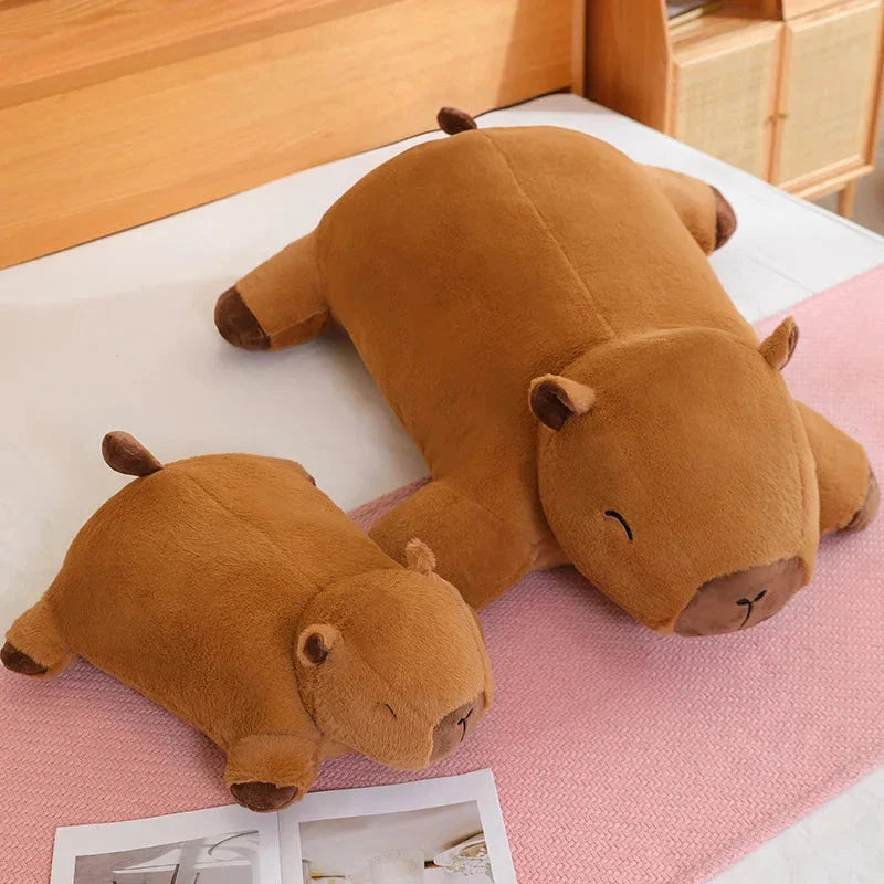 Extra-Large Capybara Cuddle Companions Plushies