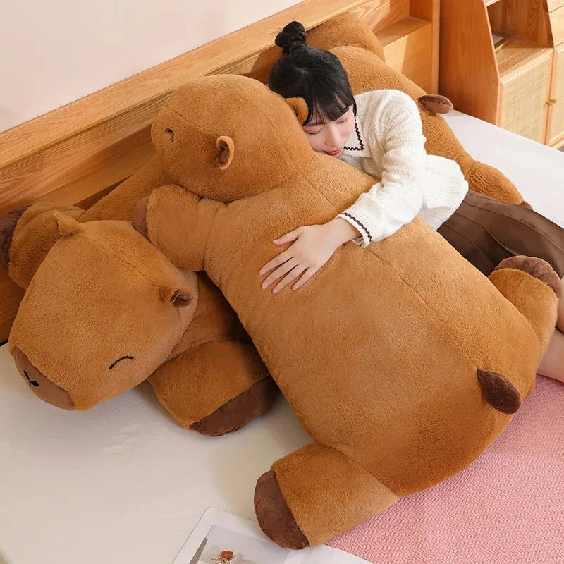 Extra-Large Capybara Cuddle Companions Plushies