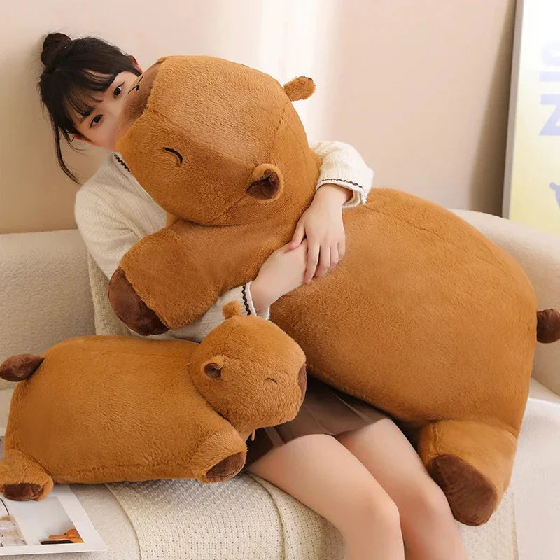Extra-Large Capybara Cuddle Companions Plushies