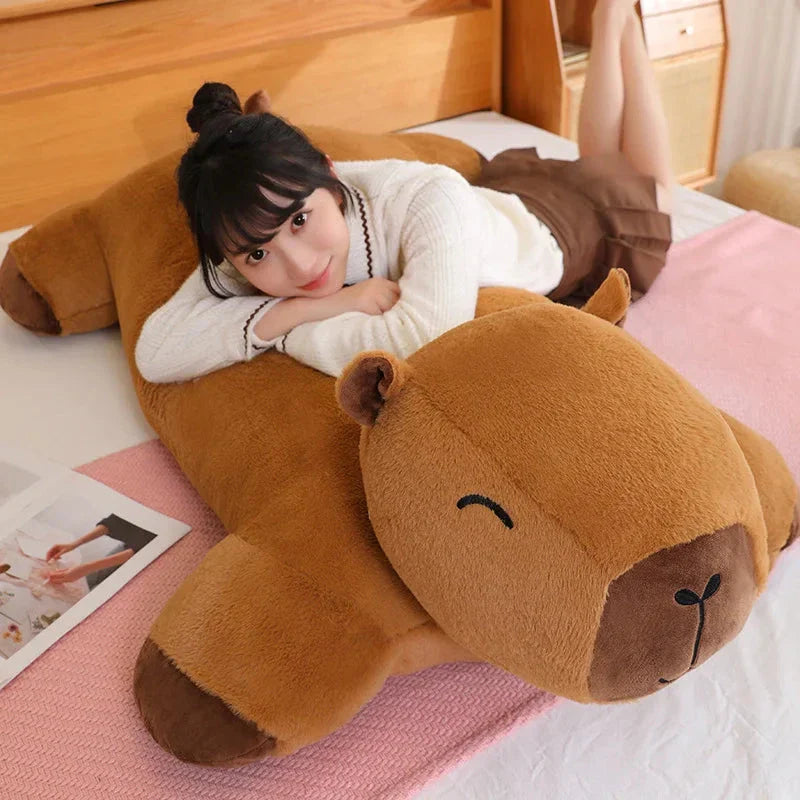 Extra-Large Capybara Cuddle Companions Plushies