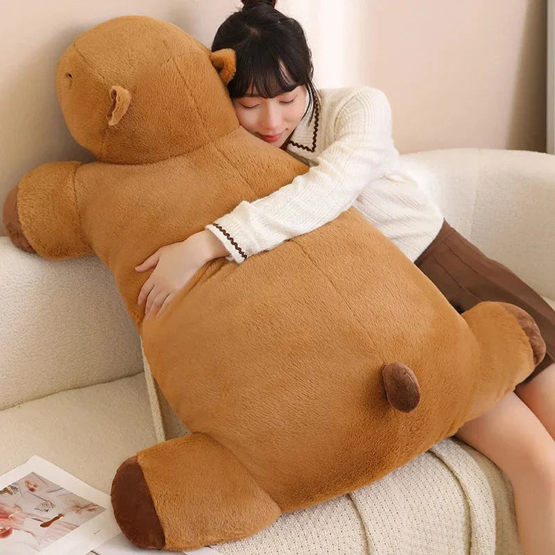 Extra-Large Capybara Cuddle Companions Plushies