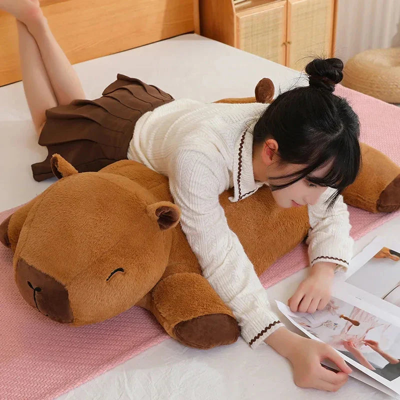 Extra-Large Capybara Cuddle Companions Plushies