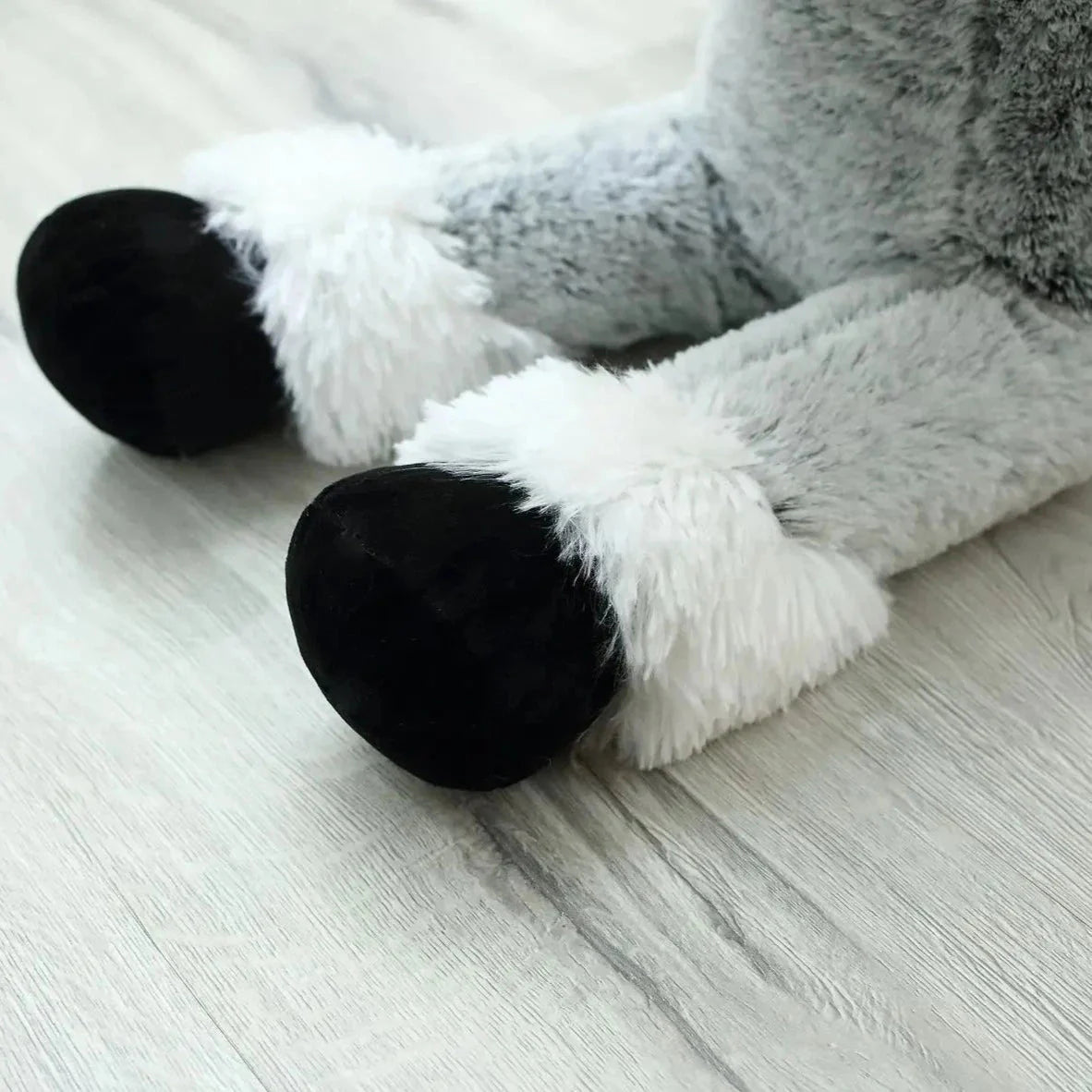 Luxuriously Soft and Adorable Giant Brown and Gray Horse Plush Toy
