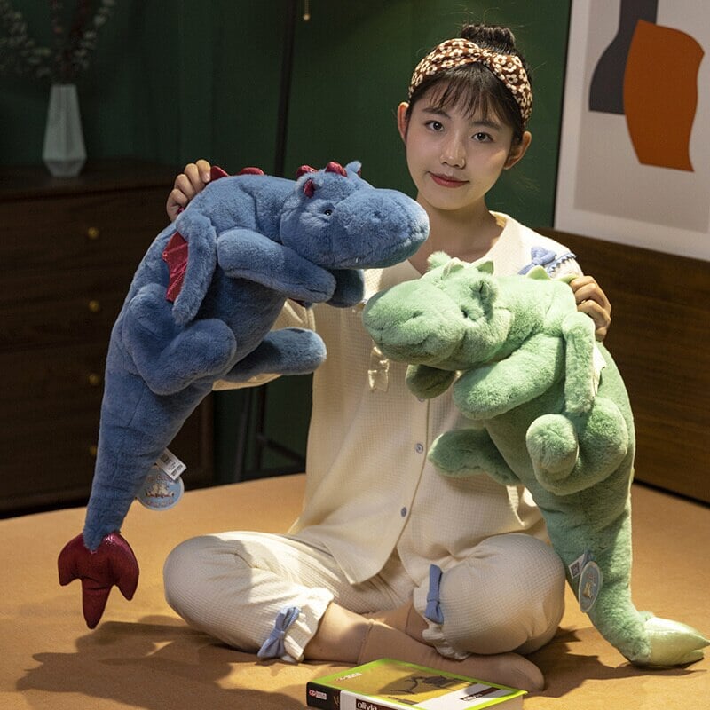 Adorable Giant Plush Dragon Collection – Huggable and Fluffy!