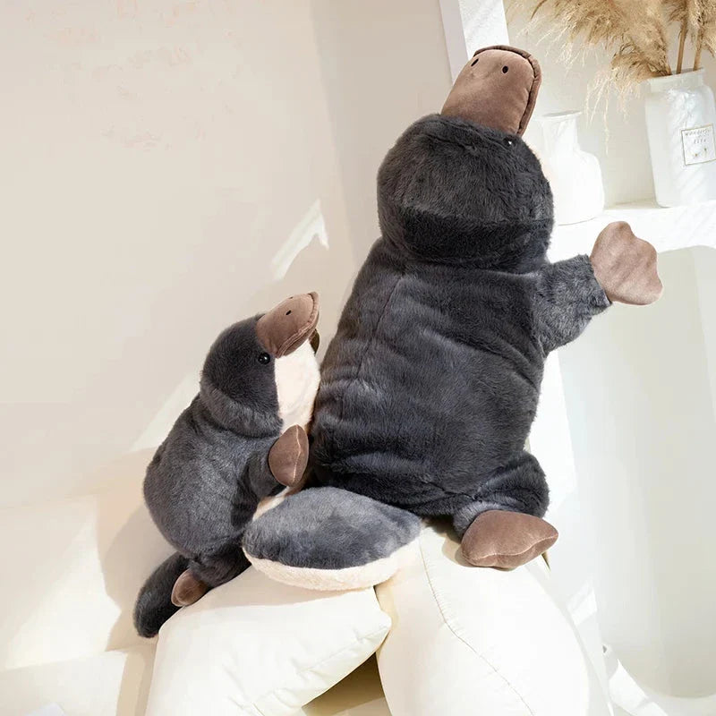 Adorable Giant Fluffy Platypus Stuffed Animal
