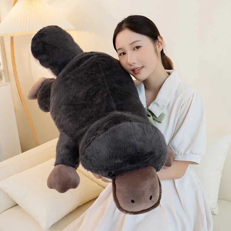 Adorable Giant Fluffy Platypus Stuffed Animal