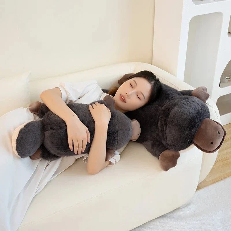 Adorable Giant Fluffy Platypus Stuffed Animal