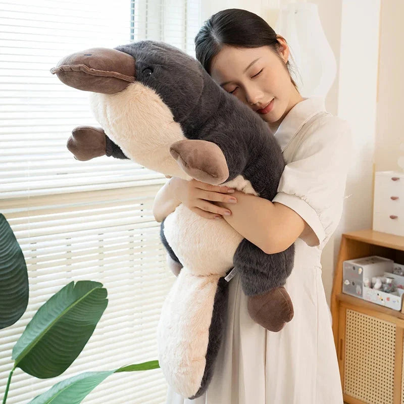 Adorable Giant Fluffy Platypus Stuffed Animal
