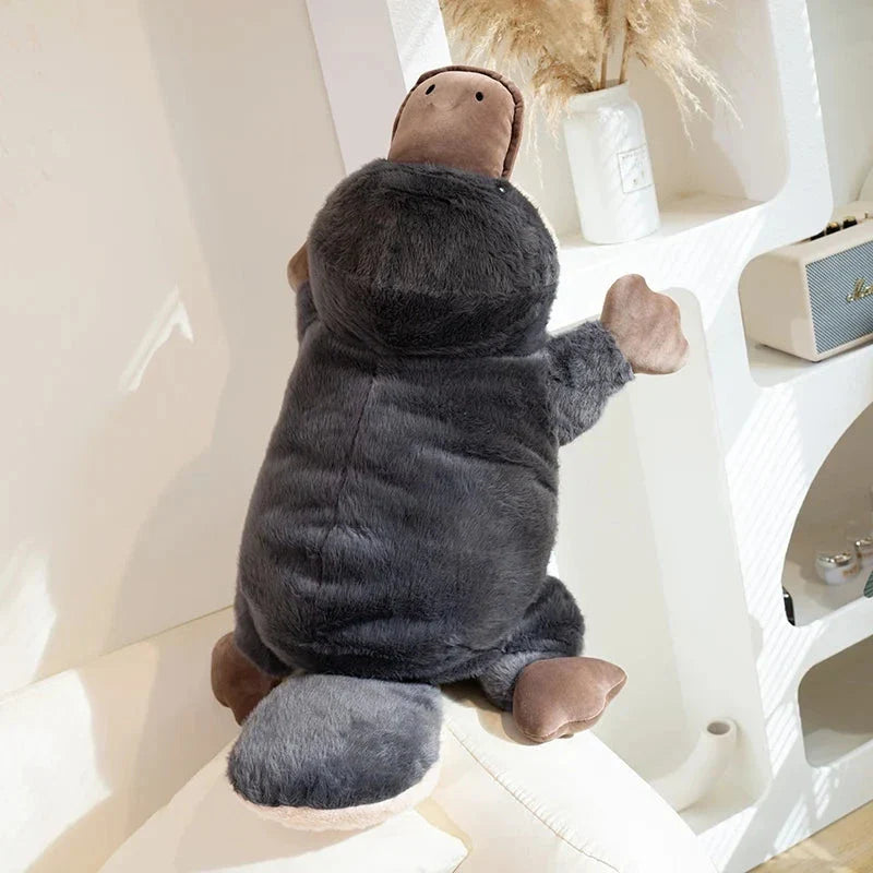 Adorable Giant Fluffy Platypus Stuffed Animal