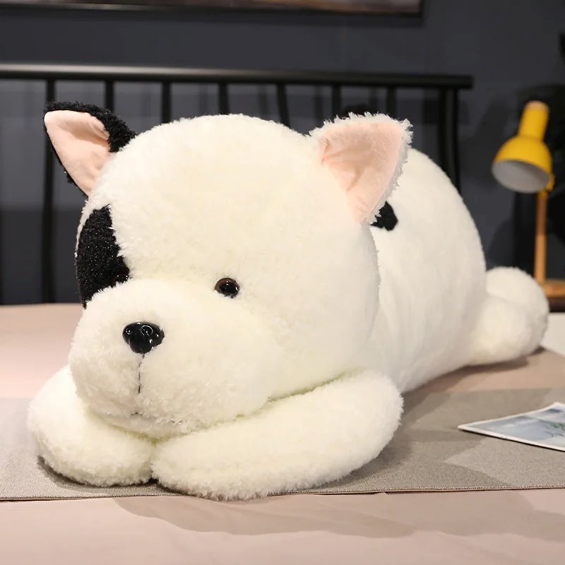Enormous Soft and Adorable Black and White Dog Plush Toy