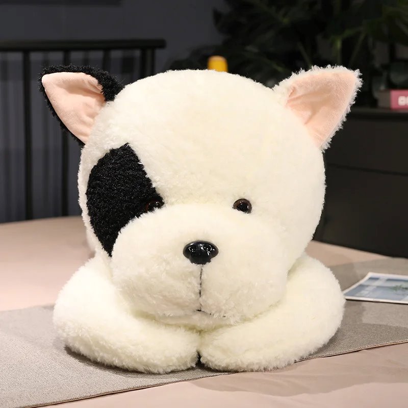 Enormous Soft and Adorable Black and White Dog Plush Toy
