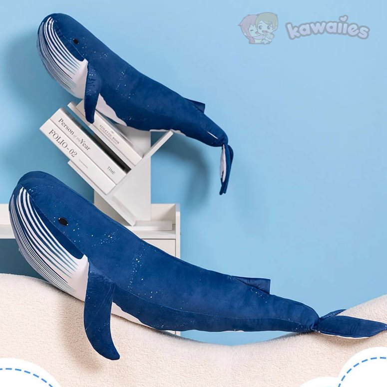 Majestic Starry Humpback Whale Plush Toy