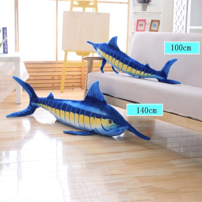 Delightful Giant Yellowfin Tuna Stuffed Animals