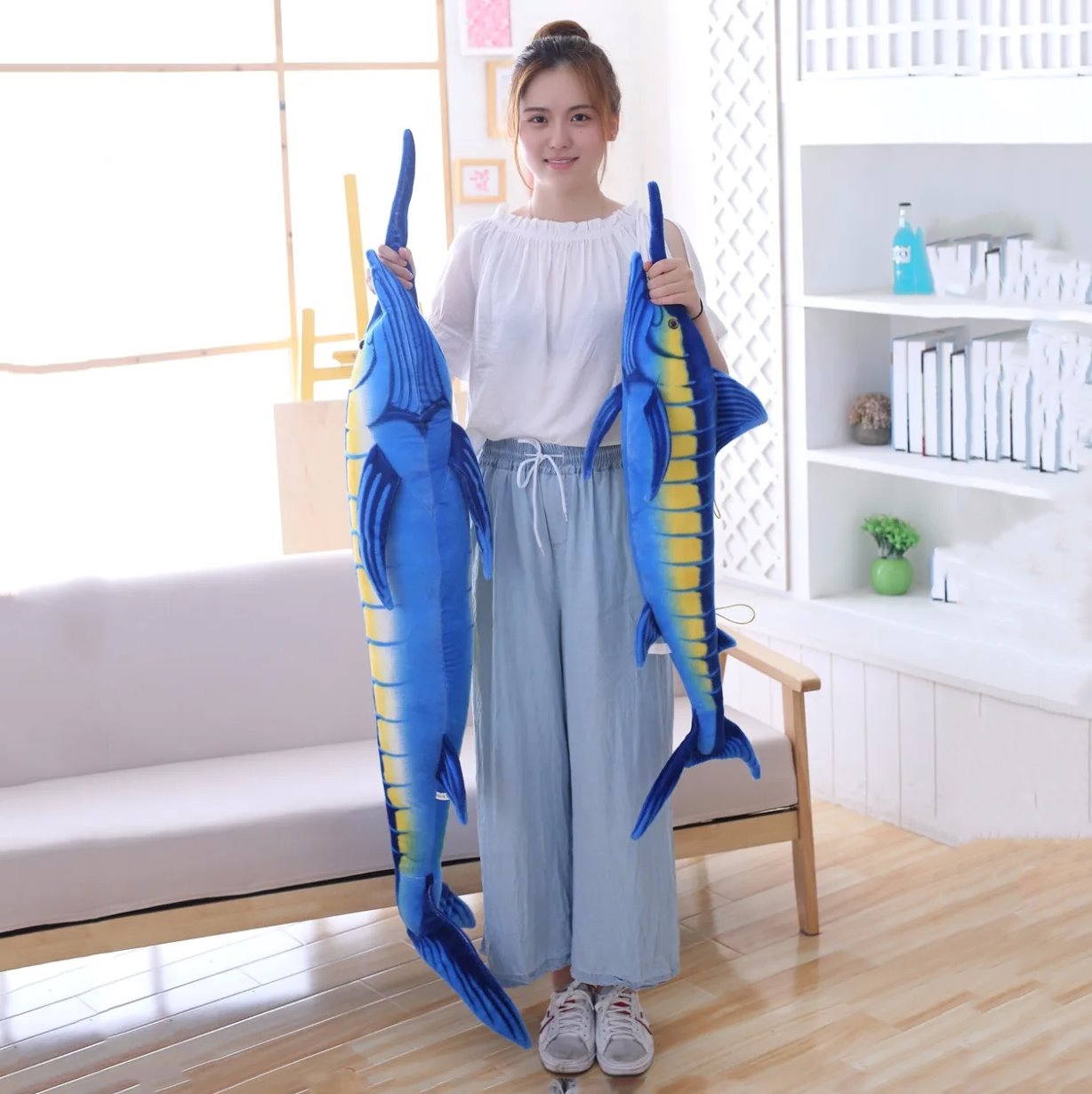 Delightful Giant Yellowfin Tuna Stuffed Animals