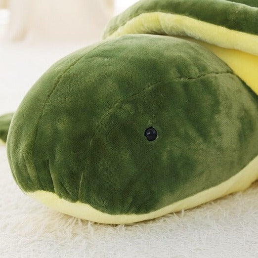 Adorable Green Chonky Kawaii Sea Turtle Plush Toy