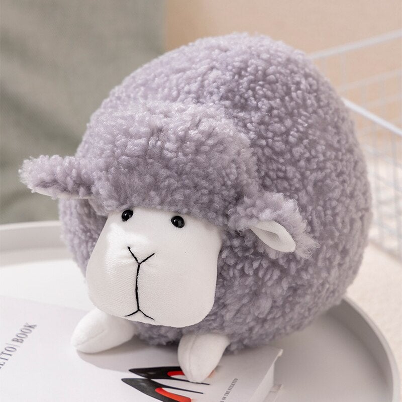 Adorably Grumpy Fluffy Sheep Plush Toys