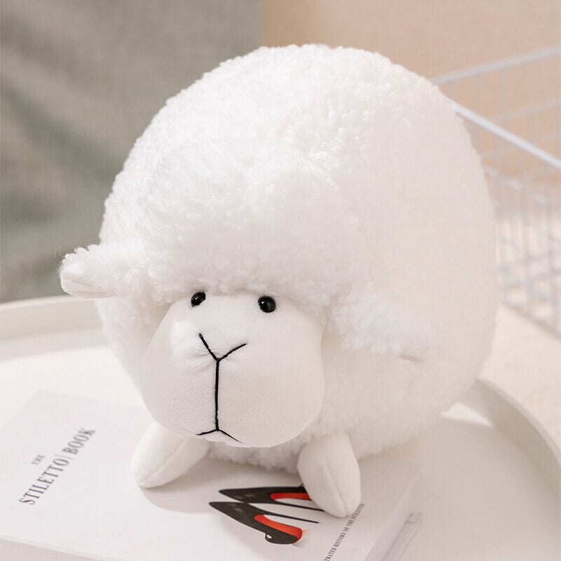 Adorably Grumpy Fluffy Sheep Plush Toys
