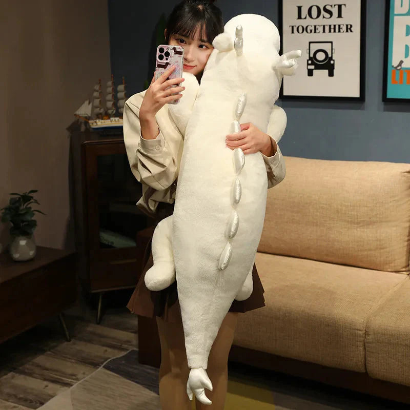 Haku the Adorable Long and Fluffy Dragon Plush Toy
