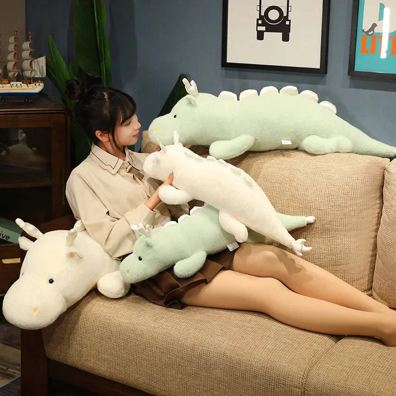 Haku the Adorable Long and Fluffy Dragon Plush Toy