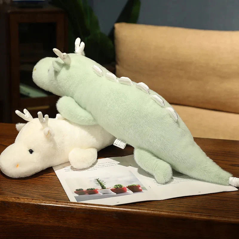 Haku the Adorable Long and Fluffy Dragon Plush Toy