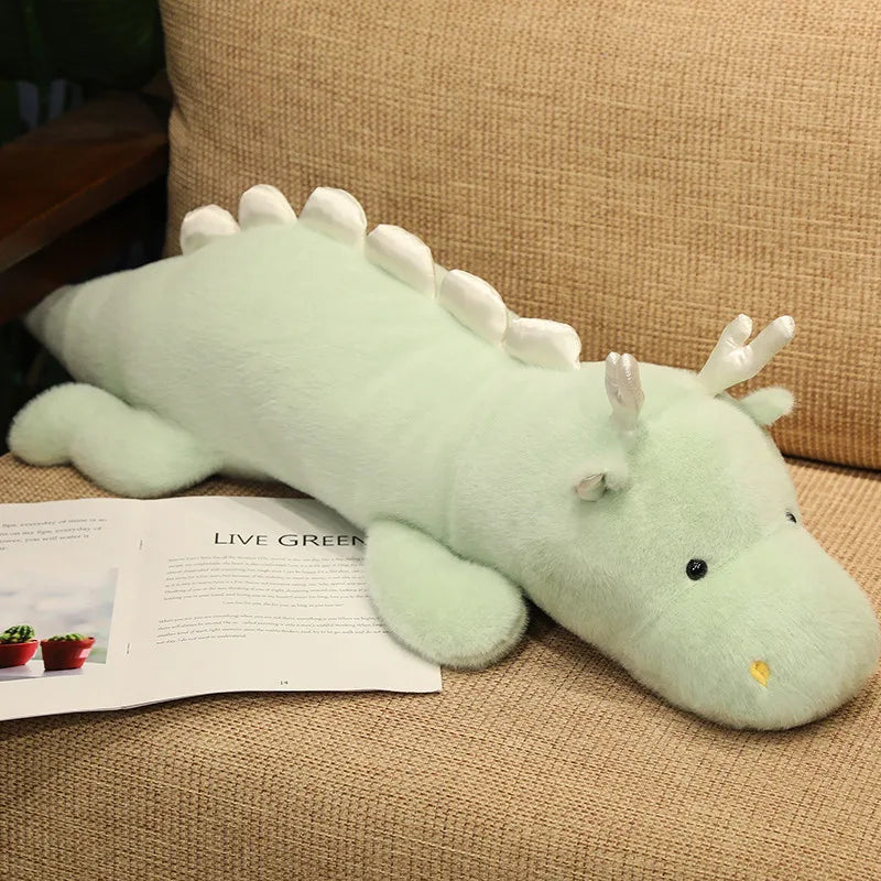 Haku the Adorable Long and Fluffy Dragon Plush Toy