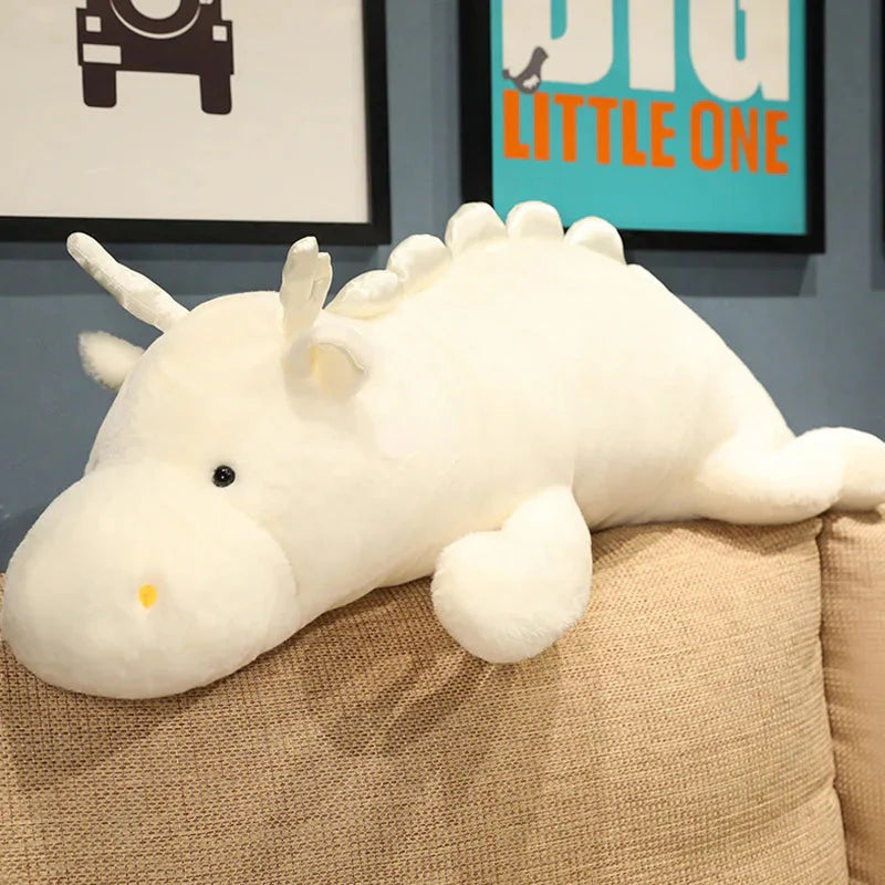 Haku the Adorable Long and Fluffy Dragon Plush Toy