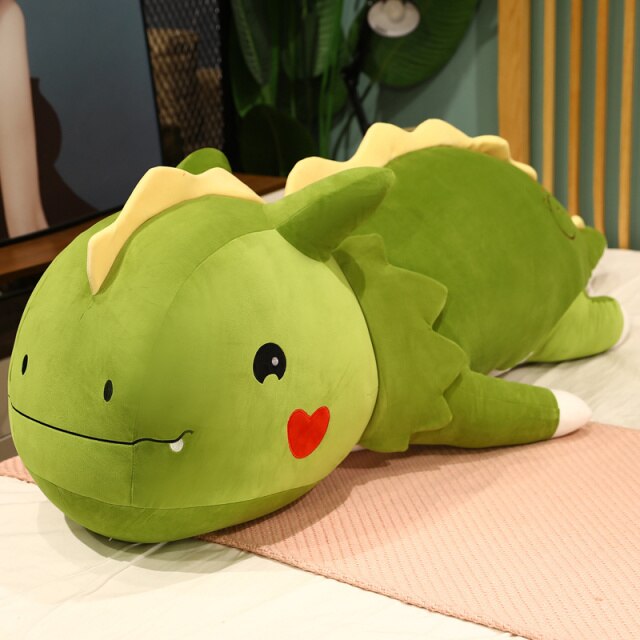Adorable Oversized Colorful Dragon Plushies