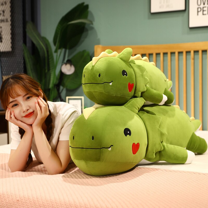 Adorable Oversized Colorful Dragon Plushies