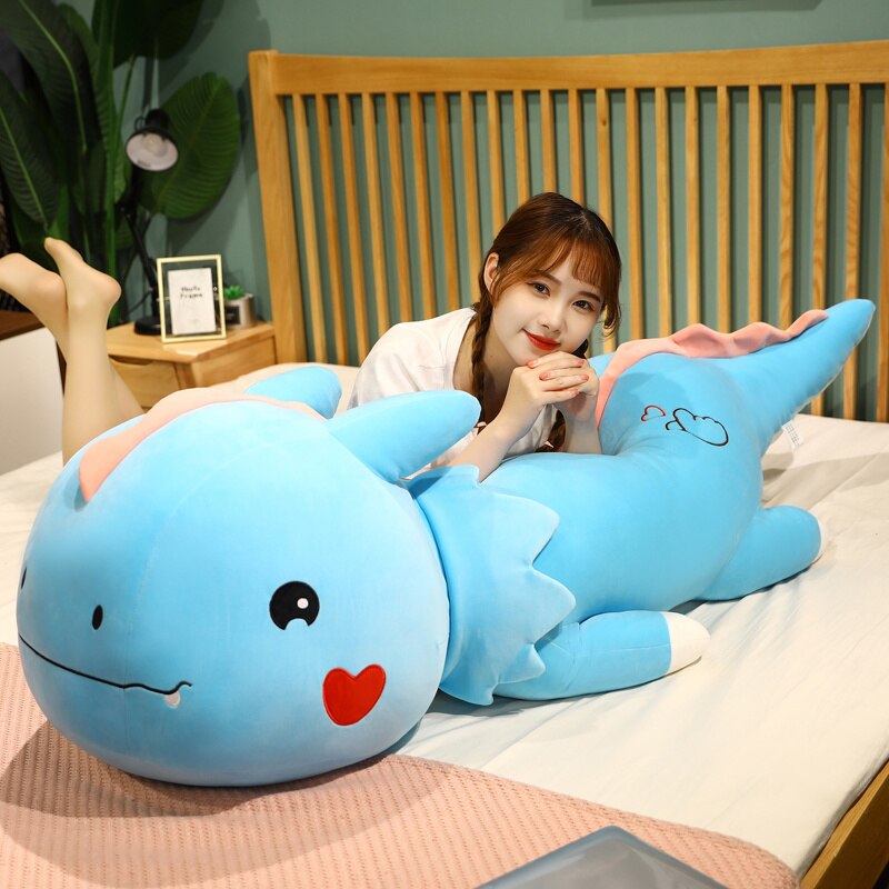 Adorable Oversized Colorful Dragon Plushies