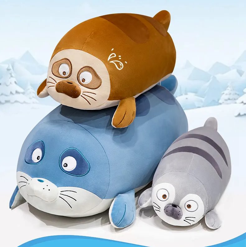 Giant Cuddly Seal Plush Friends