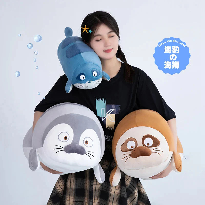 Giant Cuddly Seal Plush Friends
