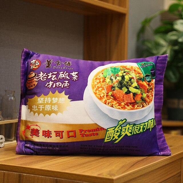 Cozy Instant Noodle Plush Pillow for Ultimate Comfort