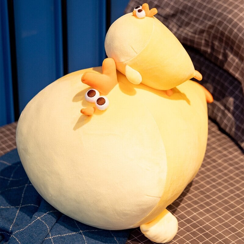 Adorable Chubby Yellow Chicken Plushie - Jaba!