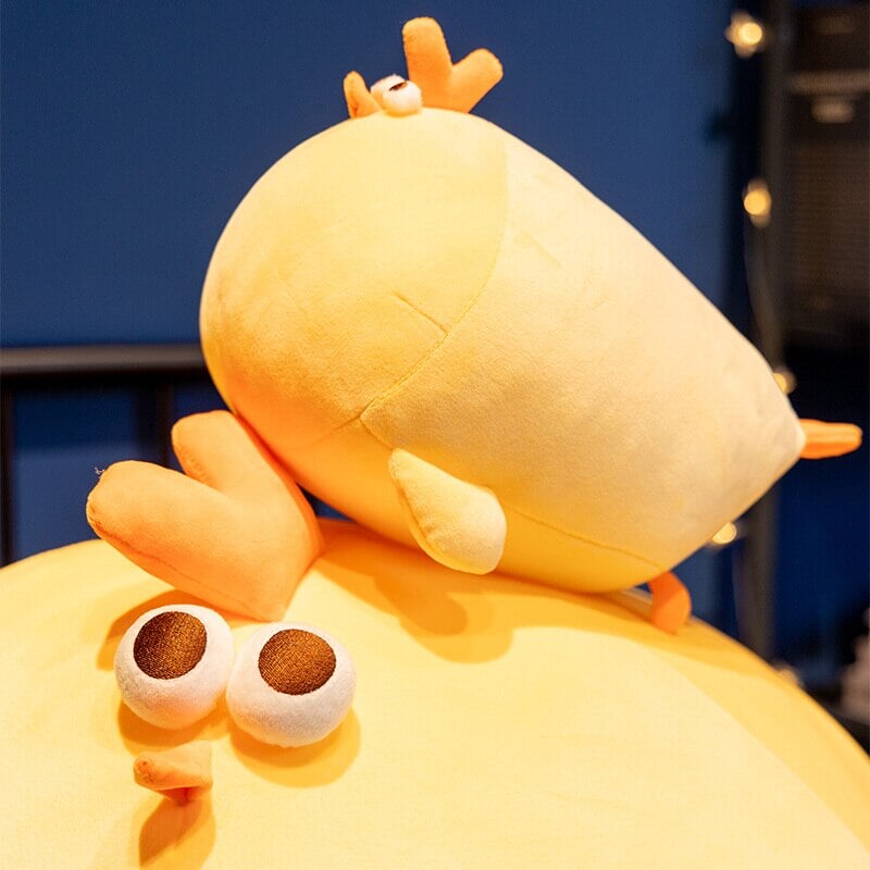 Adorable Chubby Yellow Chicken Plushie - Jaba!
