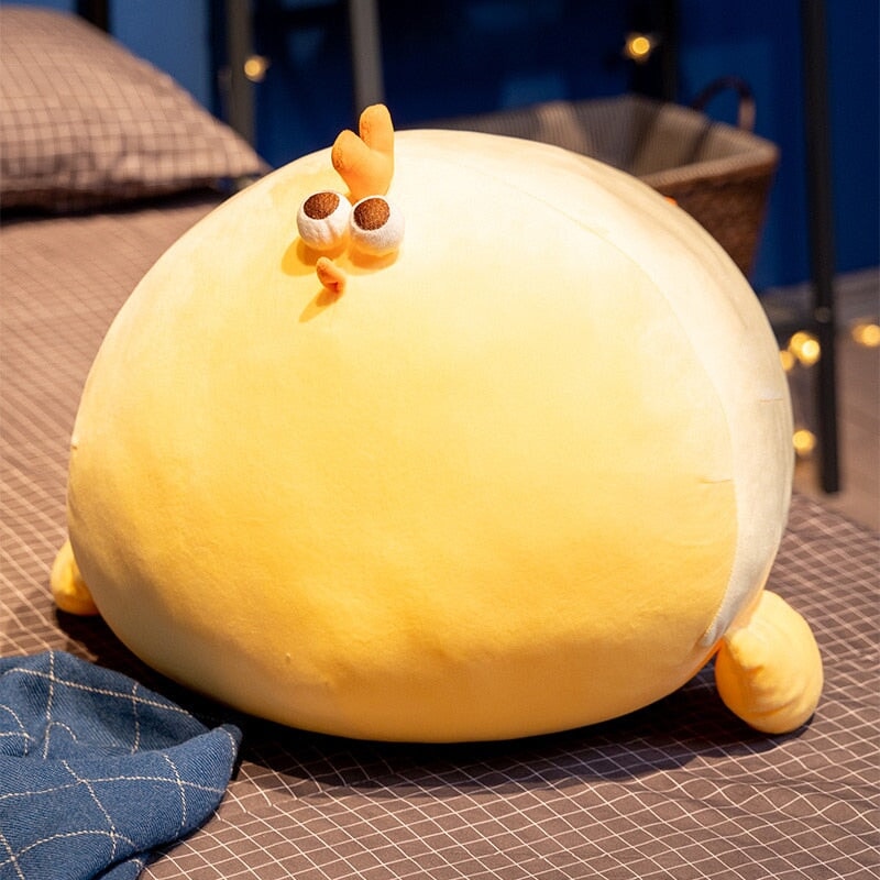 Adorable Chubby Yellow Chicken Plushie - Jaba!