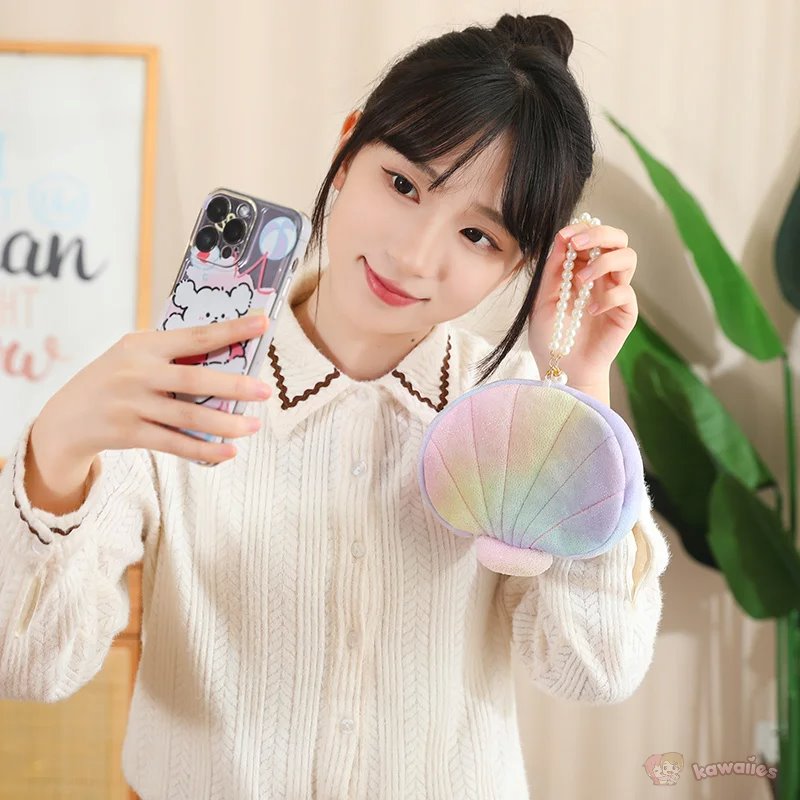 Adorable Jeju the Pig Plushie Snuggled in a Cozy Shell