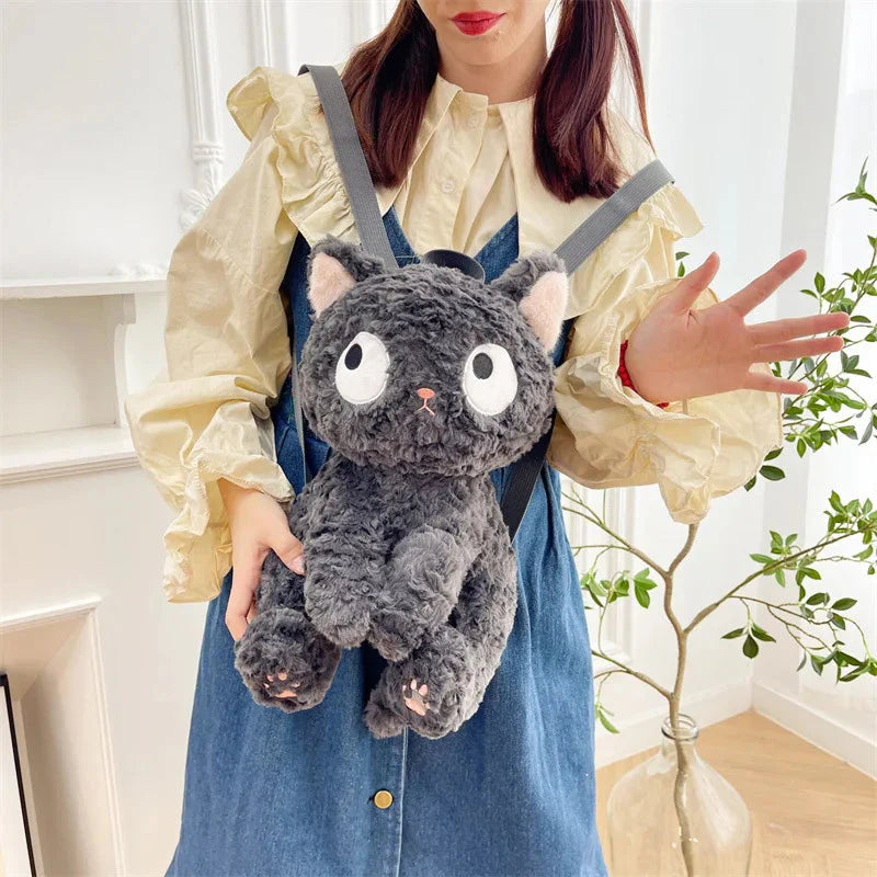 Adorable Jiji the Cat Plush Backpack for Cat Lovers!