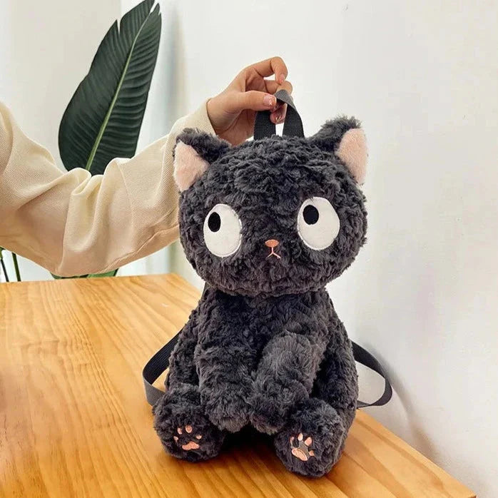 Adorable Jiji the Cat Plush Backpack for Cat Lovers!