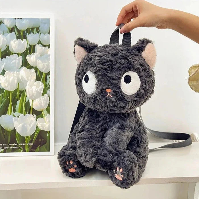 Adorable Jiji the Cat Plush Backpack for Cat Lovers!
