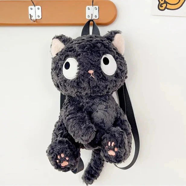 Adorable Jiji the Cat Plush Backpack for Cat Lovers!