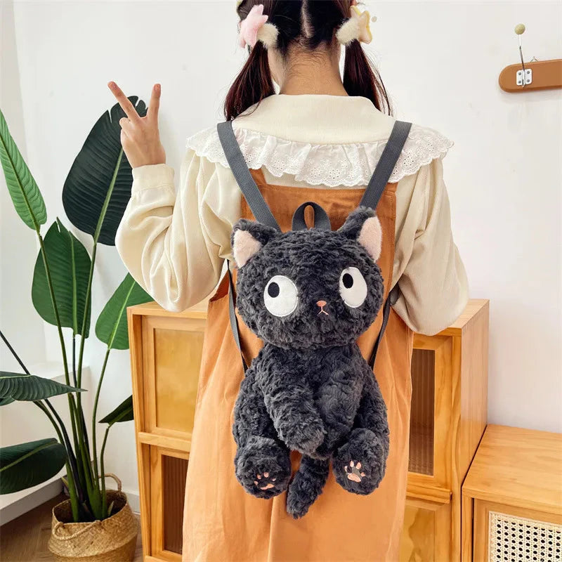 Adorable Jiji the Cat Plush Backpack for Cat Lovers!