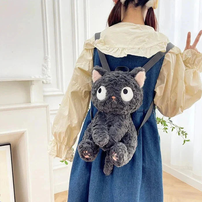Adorable Jiji the Cat Plush Backpack for Cat Lovers!