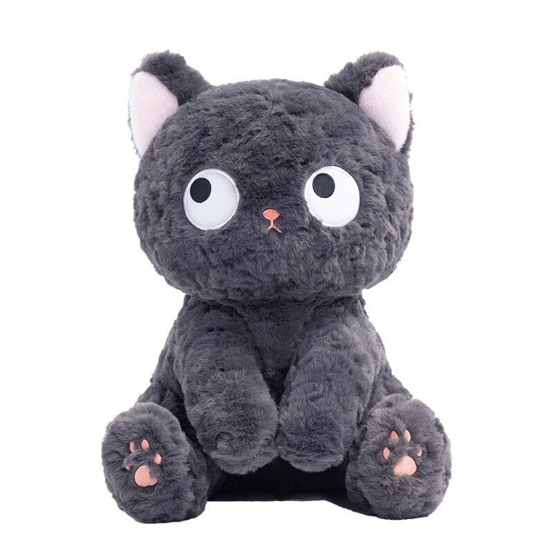 Adorable Jiji the Fluffy Black Cat Plush Toy | Act Fast - Limited Stock Available!