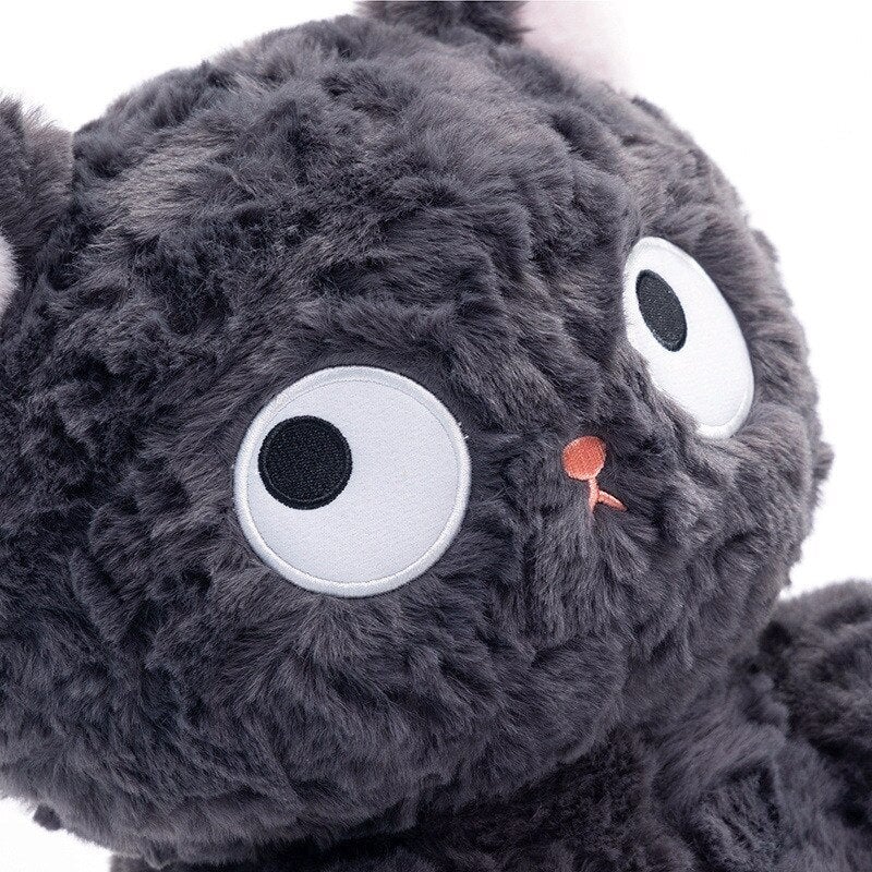 Adorable Jiji the Fluffy Black Cat Plush Toy | Act Fast - Limited Stock Available!